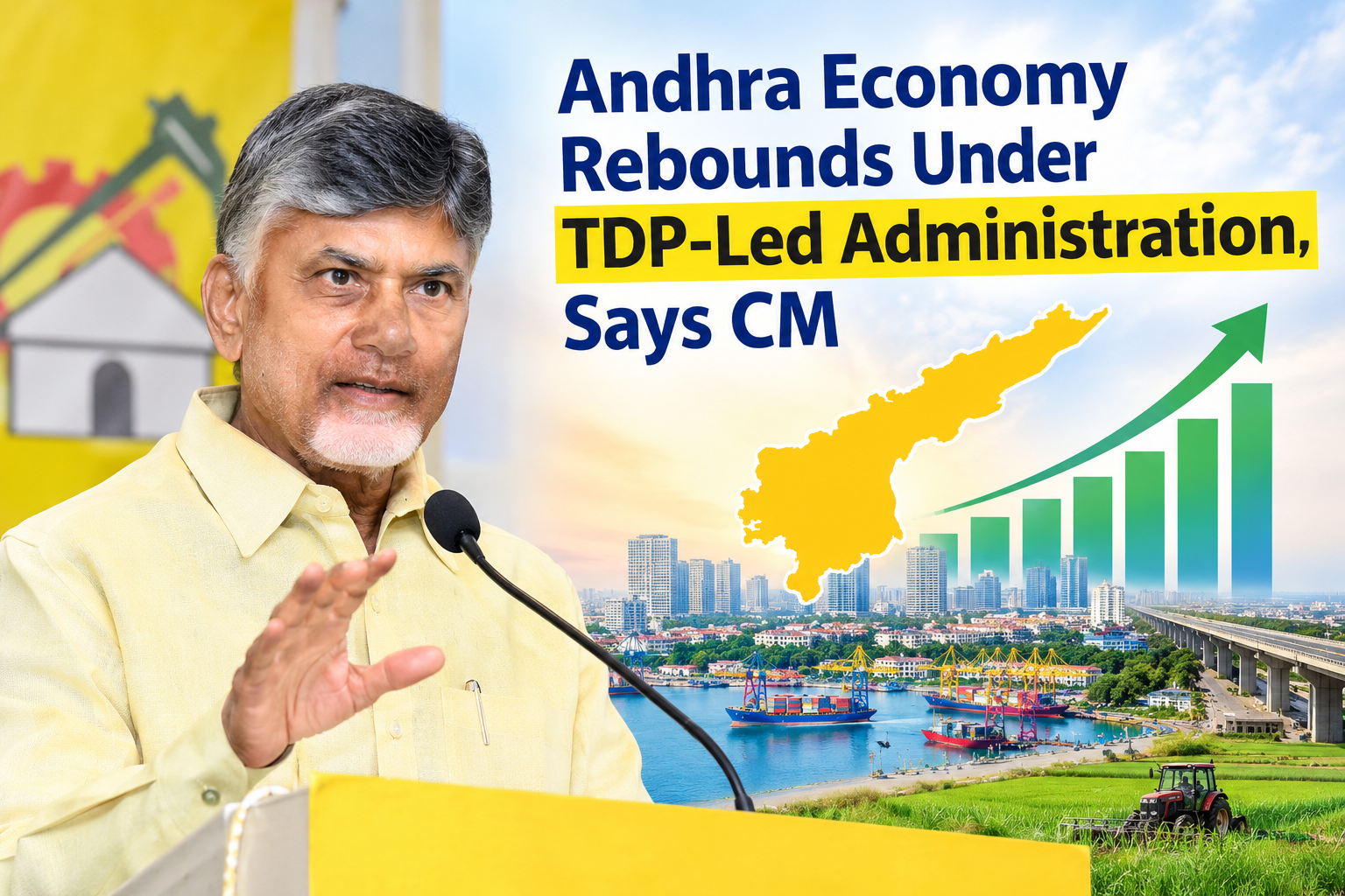 Andhra Economy Rebounds Under TDP-Led Administration, Says CM